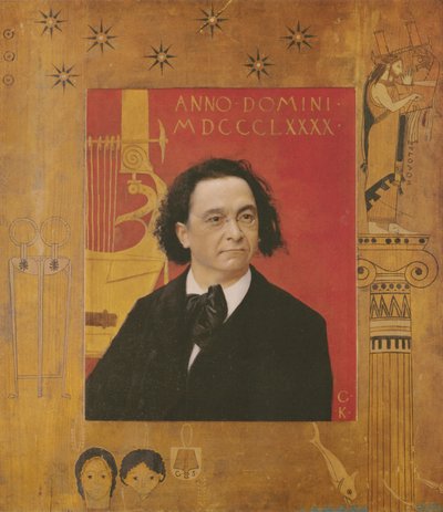 Portrait of Josef Pembaur by Gustav Klimt